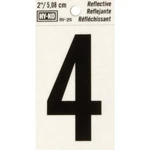 Hy-ko Vinyl In. Reflective Adhesive Number Four RV-25/4 Pack Of 10. Fixed Price $14.01.