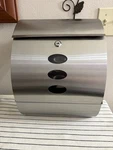 Stainless Steel, Large Capacity, Wall-mount, Locking Mailbox. Fixed Price $44.99.