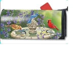 Studio Birdbath Gathering Magnetic Large Mailbox Cover, Oversize, New. Fixed Price $22.95.