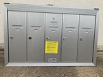 Florence Corporation Door Mailbox ,silver Anodized Aluminumunit Fi 30X19.5X7. Fixed Price $400.00.