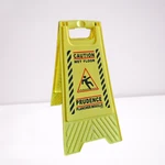 Hillman Wet Floor A-frame Caution Sign English French 24"H X 11-3/4"W. Fixed Price $15.99.