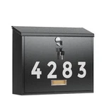 Land Voi Locking Wall-mount Mailbox For Outside, With 4 Keys, Galvanized Steel. Fixed Price $72.11.