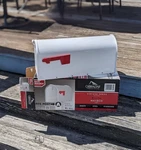 Gibraltar White Metal Mailbox Model E1100W00 Made In Usa Gently Used. Fixed Price $19.99.