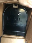 Postmaster Shelton Black Metal Steel Mailbox Extra Large 20" 11.75" 11.625. Fixed Price $3999.00.