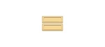 Deltana MS627CR003 8-7/8 Length 2-7/8XDOOR Mail Slot Back Plate Lifetime Brass. Fixed Price $97.13.