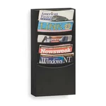 Durham Mfg 403-08 Literature Rack, Compartment 5, Blk. Fixed Price $60.19.