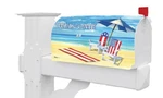 Patriotic Beach Mailbox Makeover Cover Standard Size. Fixed Price $16.00.
