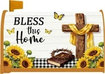 Sunflower Magnetic Mailbox Covers - Bless This Home Cross. Fixed Price $12.08.