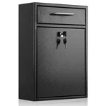 Metal Mailbox Wall Mount Locking With Key Large. Fixed Price $70.50.