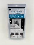 Architectural Mailboxes 7540B-10 Adapter Plate 4" Black Nib. Fixed Price $21.00.