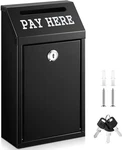Yaocom Safe Metal Cash Box For Farm Stand - Money Drop Secure Donation Colle. Fixed Price $56.17.