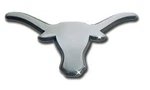 Texas Longhorns Auto Metal Emblem (chrome (black Trim)). Fixed Price $28.58.