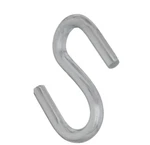 8-PK Everbilt 1/8 In. X 1-1/4 Zinc-plated Rope Chain S-hook 44354. Fixed Price $12.00.