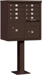 Salsbury Cluster Box Unit 8 Doors& 2 Parcel Lockers Usps Access, Type - Bronze. Fixed Price $3153.88.