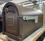 Garrison Large Capacity Galvanized Steel Venetian Bronze, Post-mount Mailbox. Fixed Price $89.00.