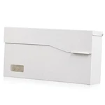 Wall Mount Door Mailboxes For Outside, Large Steel White No Key. Fixed Price $46.43.
