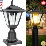Solar Post Lights, 3000K Dusk To Dawn Lamp With Pier Mount Base. Fixed Price $45.99.