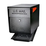 Boss 7106 Curbside Steel Post Mount Security Locking Mailbox, Black, Ext.... Fixed Price $241.31.