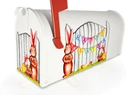 Mailbox Magnet Partial Cover Bunny Happy Easter Bunting Chick Eggs. Fixed Price $10.25.