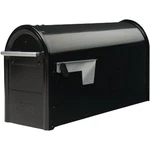 Gibraltar Franklin Black Steel Rural Post Mount Mailbox FM110BAM. Fixed Price $55.42.