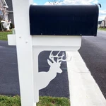 Jennygems Deer Mailbox Bracket And Porch Decor, Indoor Outdoor, Country. Fixed Price $65.00.