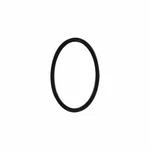 Hillman Group 844710 5IN. #0 Distinctions Floating Mount House Number, Black. Fixed Price $12.95.