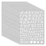 3040PCS 20 Sheets Small Letter Number Stickers, 0.5INCH Colorful Self-adhesiv.... Fixed Price $15.77.