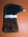 Daphne Brand Mallard Duck Plush Golf Club Head Cover. Fixed Price $20.00.