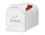 Quality Postal Pro Hampton Post-mount White/gold Letters Medium. Fixed Price $35.77.