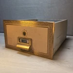 Vintage Brass Post Office Box Drawer 14" 11" 6" Unique Decor Shelf Repurpose. Fixed Price $38.99.
