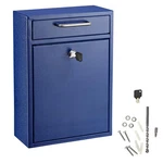 Mailboxes For Outside Wall Mount Large With Key Lock, Metal Locking W.... Fixed Price $80.41.