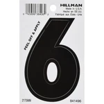 Hillman 841496 3-INCH Die-cut Black Gloss Finish, Vinyl Peel-off Number. Fixed Price $8.16.