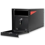 Locking Mailbox With And Key Modern Post Mount - Black Heavy Duty Welded. Fixed Price $164.43.