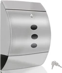 Stainless Steel Mailbox, Large Capacity Wall-mount Locking With. Fixed Price $57.99.