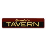 Tavern Name Sign, Personalized Bar Custom Owner Metal Wall Decor. Fixed Price $58.05.