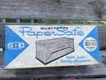 Vintage Steel City Corp. - Rural Papersafe Standard Size Newspaper Holder. Fixed Price $49.95.