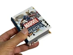 Marvel Comics Mini Book Of Pocket Guide 100+ Superheroes Spider-man Cap. Fixed Price $12.99.