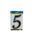 House Number Hillman Sign Center Plastic Reflective 5.5 W/ Screws New!. Fixed Price $5.55.