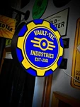 Vault-tec Industries 2-SIDED Led Light Box Double Gaming Decor 24X24 Cm. Fixed Price $49.99.
