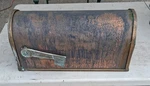 Grandin Road Solid Copper Mailbox Brass Trim Flag 175724 Hardware Paperwork. Fixed Price $130.00.