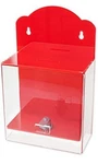 Acrylic Donation Suggestion Collection Box For Wall Mounted Retail Counter.... Fixed Price $25.48.
