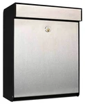 Allux Locking Mailbox Grandform Black/stainless Steel, Alx-gf, Qualarc. Fixed Price $609.00.