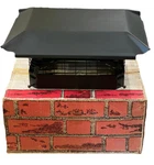 Hyc Draft King Slip-in Black Steel Flue Tile Chimney Cap New Open Box. Fixed Price $45.00.