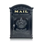 Vintage Mailboxes For Outside, Large Cast Aluminum Locking Mailbox, Weatherpr.... Fixed Price $129.59.