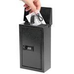 Xydled Wall-mounted Key Drop Box With Combination Wide-open, Lock. Fixed Price $32.70.