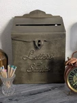 Hearth & Hand Target Brass Letters Santa Tabletop Or Wall Hanging Mailbox. Fixed Price $89.99.