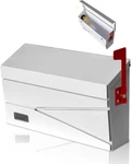 Large Capacity Wall Mount Mailbox Rust-proof Steel With Flag & Solar Lantern. Fixed Price $89.99.