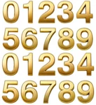 Hopewan Mailbox Gold, 2 Inch Address Sign Stickers For House D.... Fixed Price $17.22.