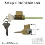 American Cylinder Lock, Schlage SC1, 5 Pin Tumbler - Keyed Different. Fixed Price $10.87.
