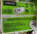 Medium Capacity Post Mount Mailbox - Gibraltar Solar Group PL10W White. Fixed Price $17.98.